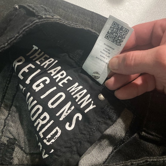 Rare NWOT True Religion men’s Ricky Super T in “GOLDEN NIGHTS” wash size 33x34 - Picture 5 of 12